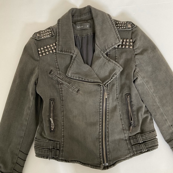 Jackets & Blazers - ITALIAN Denim Jacket w/ Studs